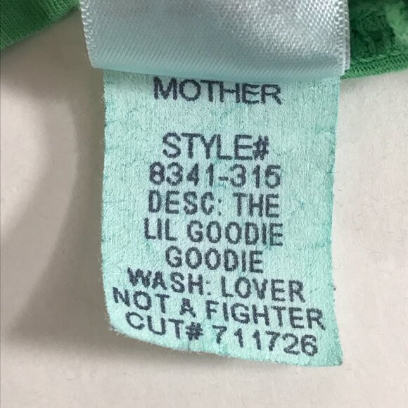 Mother The Lil Goodie Goodie Lover Not A Fighter Tee Women's XL Supima Cotton - Picture 13 of 13